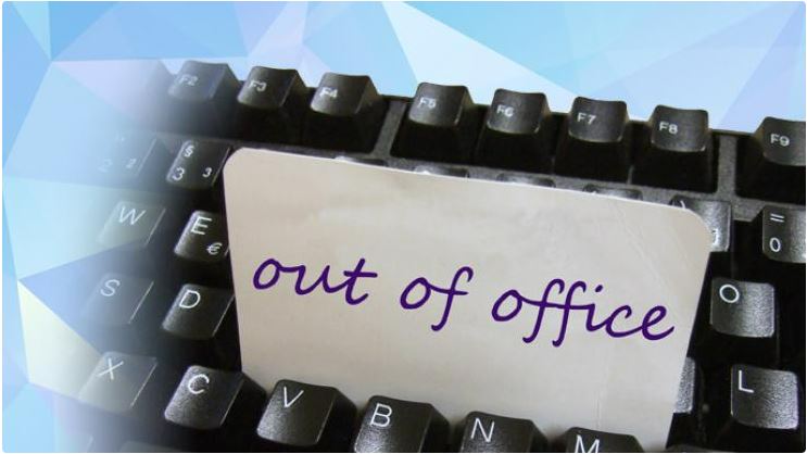 Out of Office sign