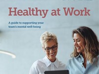 Healthy At Work Guide for Leaders Cover