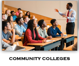 college students in lecture hall listening attentively to the professor